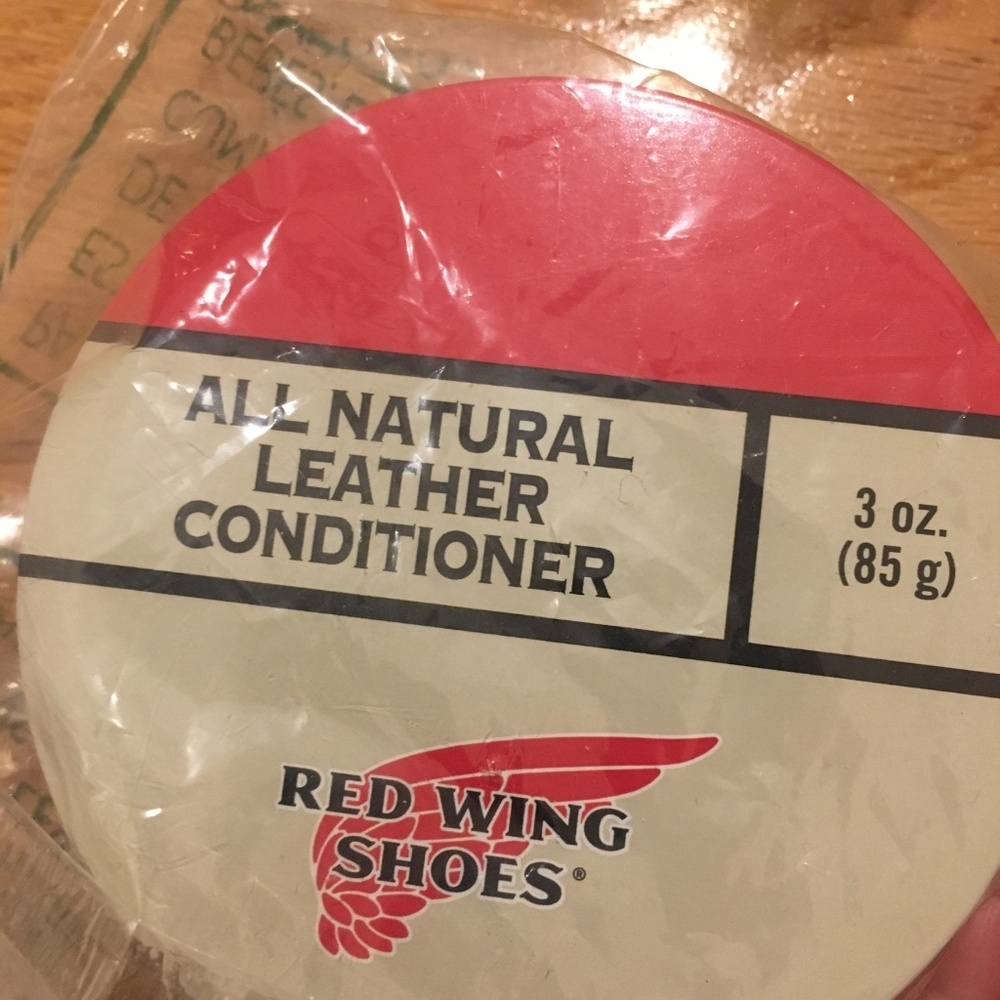 For 1 Red Wing All Natural Leather Conditioner Can